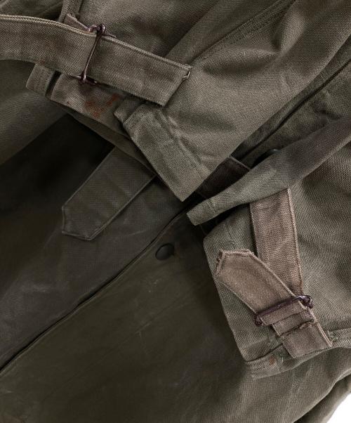 フランス軍（フランスグン）フランス軍 (フランスグン) 40s50sフランス軍 モーターサイクルコート オリーブ サイズ:実寸サイズにてご確認ください。の古着・服飾アイテム