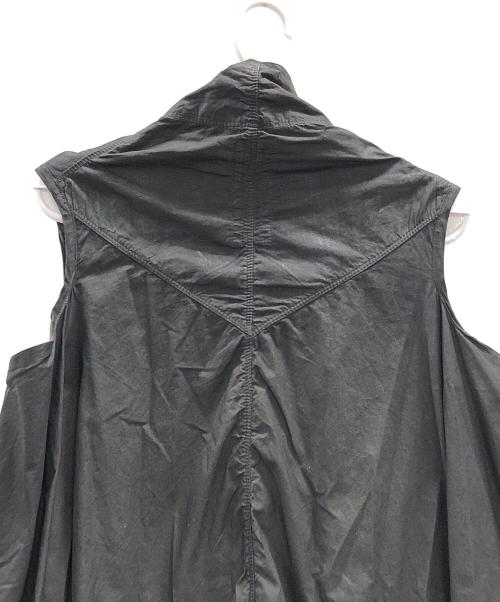 RICK OWENS（リックオウエンス）RICK OWENS (リックオウエンス) ハイネックライダースベスト ブラック サイズ:XSの古着・服飾アイテム