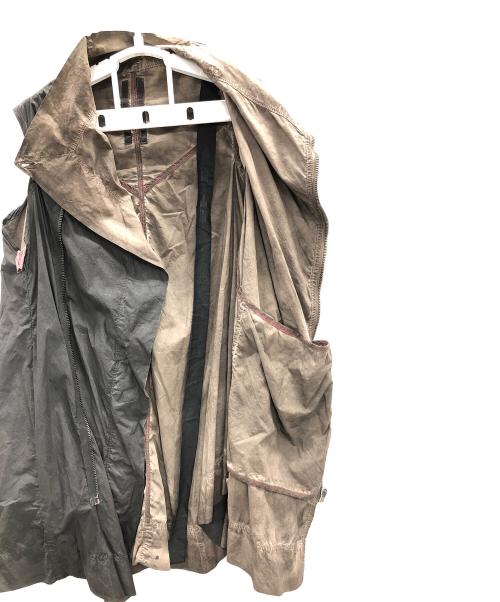 RICK OWENS（リックオウエンス）RICK OWENS (リックオウエンス) ハイネックライダースベスト ブラック サイズ:XSの古着・服飾アイテム