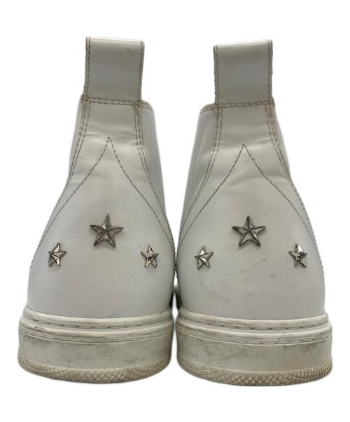 JIMMY CHOO（ジミーチュウ）JIMMY CHOO (ジミーチュウ) ハイカットスニーカー ホワイト サイズ:42の古着・服飾アイテム