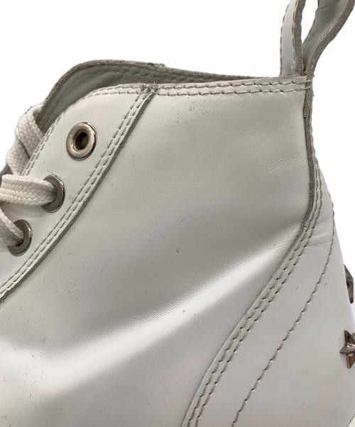 JIMMY CHOO（ジミーチュウ）JIMMY CHOO (ジミーチュウ) ハイカットスニーカー ホワイト サイズ:42の古着・服飾アイテム