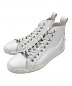 JIMMY CHOOジミーチュウ）の古着「ハイカットスニーカー」｜ホワイト