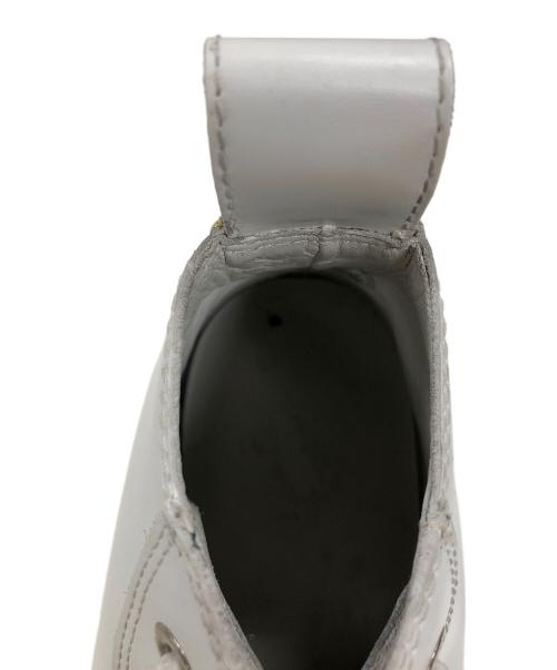 JIMMY CHOO（ジミーチュウ）JIMMY CHOO (ジミーチュウ) ハイカットスニーカー ホワイト サイズ:42の古着・服飾アイテム