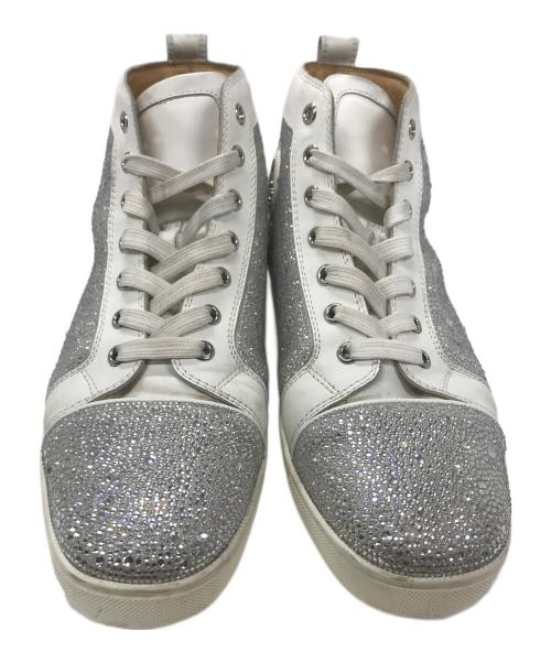 Christian Louboutin（クリスチャン・ルブタン）Christian Louboutin (クリスチャン・ルブタン) ハイカットスニーカー ホワイト サイズ:実寸サイズをご確認ください。の古着・服飾アイテム