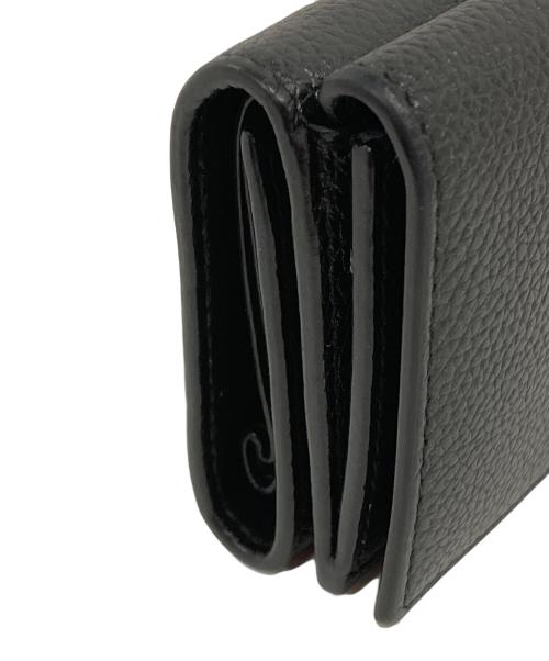 BALENCIAGA（バレンシアガ）BALENCIAGA (バレンシアガ) 3つ折り財布 CASH Mini Wallet（キャッシュミニウォレット） ブラック サイズ:実寸サイズにてご確認ください。の古着・服飾アイテム