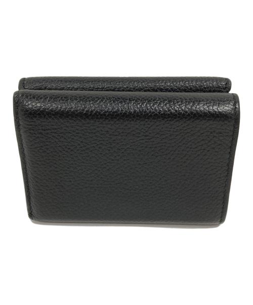 BALENCIAGA（バレンシアガ）BALENCIAGA (バレンシアガ) 3つ折り財布 CASH Mini Wallet（キャッシュミニウォレット） ブラック サイズ:実寸サイズにてご確認ください。の古着・服飾アイテム
