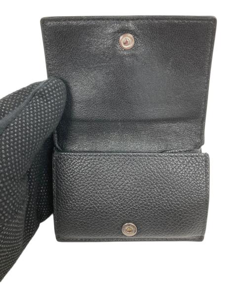 BALENCIAGA（バレンシアガ）BALENCIAGA (バレンシアガ) 3つ折り財布 CASH Mini Wallet（キャッシュミニウォレット） ブラック サイズ:実寸サイズにてご確認ください。の古着・服飾アイテム