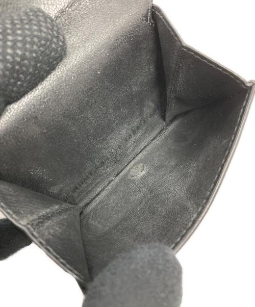 BALENCIAGA（バレンシアガ）BALENCIAGA (バレンシアガ) 3つ折り財布 CASH Mini Wallet（キャッシュミニウォレット） ブラック サイズ:実寸サイズにてご確認ください。の古着・服飾アイテム