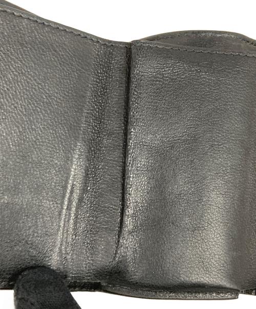 BALENCIAGA（バレンシアガ）BALENCIAGA (バレンシアガ) 3つ折り財布 CASH Mini Wallet（キャッシュミニウォレット） ブラック サイズ:実寸サイズにてご確認ください。の古着・服飾アイテム