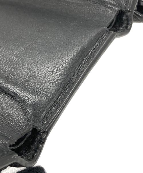 BALENCIAGA（バレンシアガ）BALENCIAGA (バレンシアガ) 3つ折り財布 CASH Mini Wallet（キャッシュミニウォレット） ブラック サイズ:実寸サイズにてご確認ください。の古着・服飾アイテム