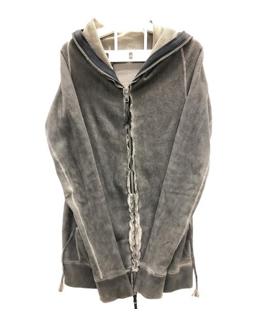 BORIS BIDJAN SABERI（ボリスビジャンサベリ）BORIS BIDJAN SABERI (ボリスビジャンサベリ) ジップパーカー グレー サイズ:XSの古着・服飾アイテム