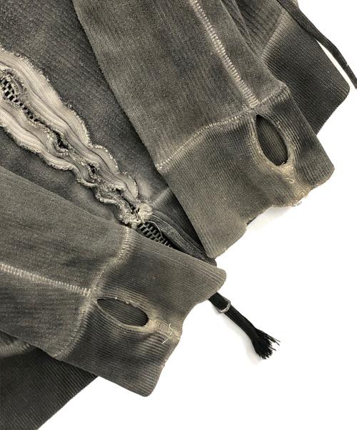 BORIS BIDJAN SABERI（ボリスビジャンサベリ）BORIS BIDJAN SABERI (ボリスビジャンサベリ) ジップパーカー グレー サイズ:XSの古着・服飾アイテム