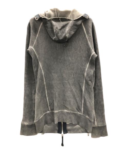 BORIS BIDJAN SABERI（ボリスビジャンサベリ）BORIS BIDJAN SABERI (ボリスビジャンサベリ) ジップパーカー グレー サイズ:XSの古着・服飾アイテム