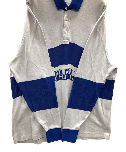 NAPAPIJRI（ナパピリ）NAPAPIJRI (ナパピリ) MARTINE ROSE (マーティン・ローズ) 長袖ポロシャツ GOTTZ STYLE（ゴッツ スタイル） ネイビー サイズ:1の古着・服飾アイテム