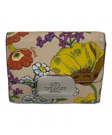 COACH（コーチ）の古着「3つ折り財布 	エライザ スモール ウォレット・フローラル プリント」｜花柄