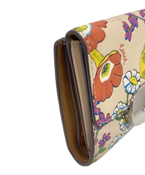 COACH（コーチ）COACH (コーチ) 3つ折り財布 	エライザ スモール ウォレット・フローラル プリント 花柄 サイズ:実寸サイズにてご確認ください。の古着・服飾アイテム