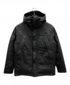 THE NORTH FACEザ ノース フェイス）の古着「Mountain Down Leather Jacket（マウンテン ダウン レザー ジャケット）」｜ブラック