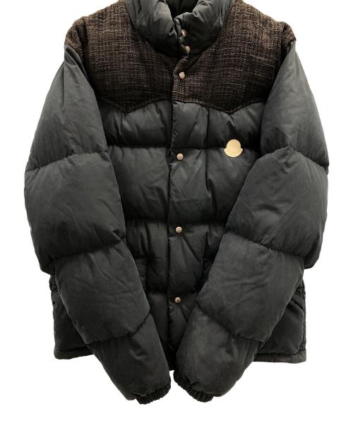 MONCLER（モンクレール）MONCLER (モンクレール) VISVIM (ビズビム) ダウンジャケット DERGE（ダルジ） ブラック サイズ:2の古着・服飾アイテム