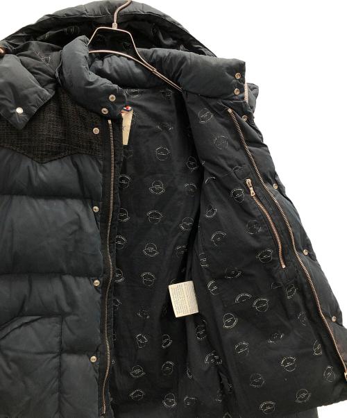 MONCLER（モンクレール）MONCLER (モンクレール) VISVIM (ビズビム) ダウンジャケット DERGE（ダルジ） ブラック サイズ:2の古着・服飾アイテム