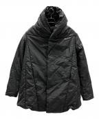 BARBARA I GONGINIバーバラ イ ゴンジニ）の古着「中綿ジャケット オイルコーティング変形パフジャケット」｜ブラック