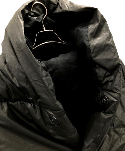 BARBARA I GONGINI（バーバラ イ ゴンジニ）BARBARA I GONGINI (バーバラ イ ゴンジニ) 中綿ジャケット オイルコーティング変形パフジャケット ブラック サイズ:48の古着・服飾アイテム