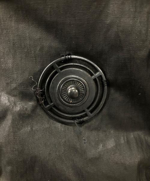 BARBARA I GONGINI（バーバラ イ ゴンジニ）BARBARA I GONGINI (バーバラ イ ゴンジニ) 中綿ジャケット オイルコーティング変形パフジャケット ブラック サイズ:48の古着・服飾アイテム