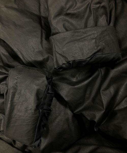 BARBARA I GONGINI（バーバラ イ ゴンジニ）BARBARA I GONGINI (バーバラ イ ゴンジニ) 中綿ジャケット オイルコーティング変形パフジャケット ブラック サイズ:48の古着・服飾アイテム