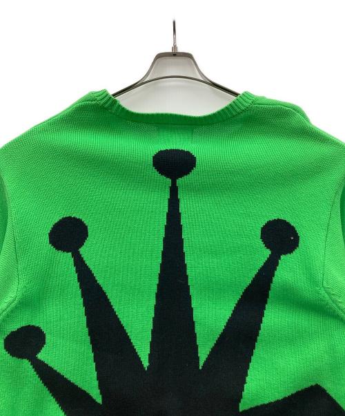 stussy（ステューシー）stussy (ステューシー)  ニット Bent Crown（ベントクラウン） グリーン サイズ:XLの古着・服飾アイテム