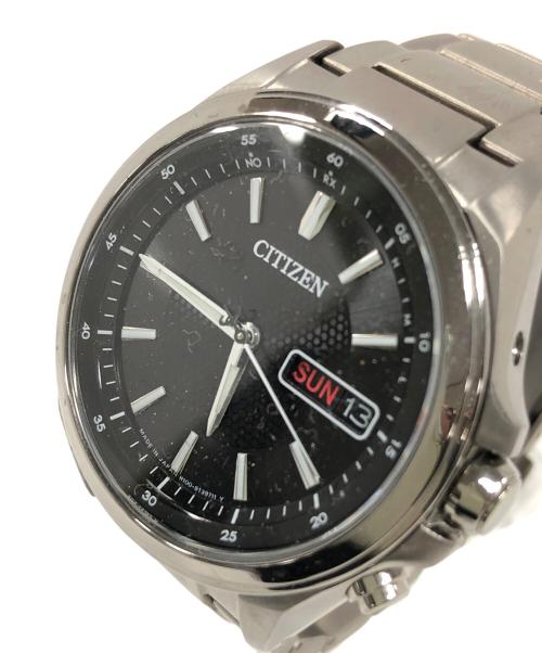 CITIZEN（シチズン）CITIZEN (シチズン) 腕時計 ATTESA（アテッサ） エコドライブ ブラック サイズ:実寸サイズにてご確認ください。の古着・服飾アイテム