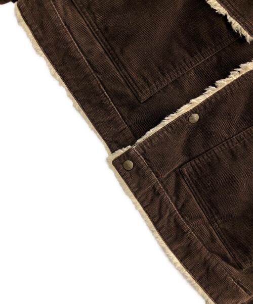 CarHartt（カーハート）CarHartt (カーハート) コーデュロイジャケット ブラウン サイズ:LARGEの古着・服飾アイテム