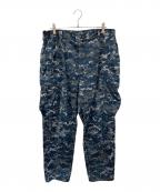 アメリカ軍アメリカグン）の古着「カーゴパンツ」｜ブルー