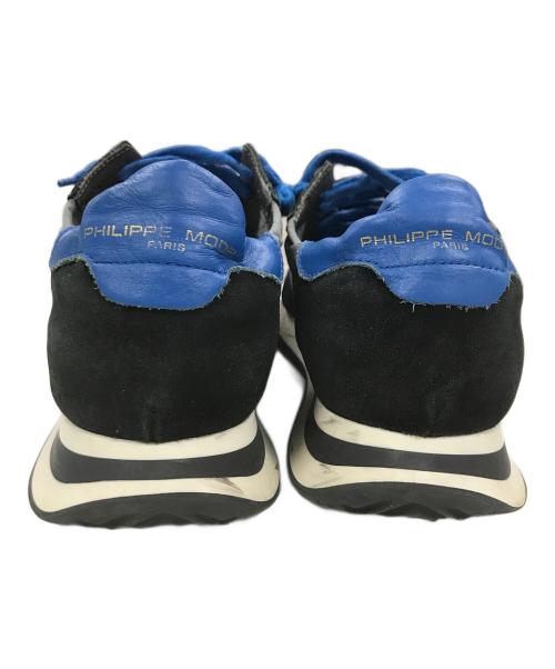 PHILIPPE MODEL（フィリップ モデル）PHILIPPE MODEL (フィリップ モデル) スニーカー グレー×ブルー サイズ:40の古着・服飾アイテム