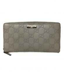 GUCCI（グッチ）の古着「長財布 シマ ラウンドファスナー」