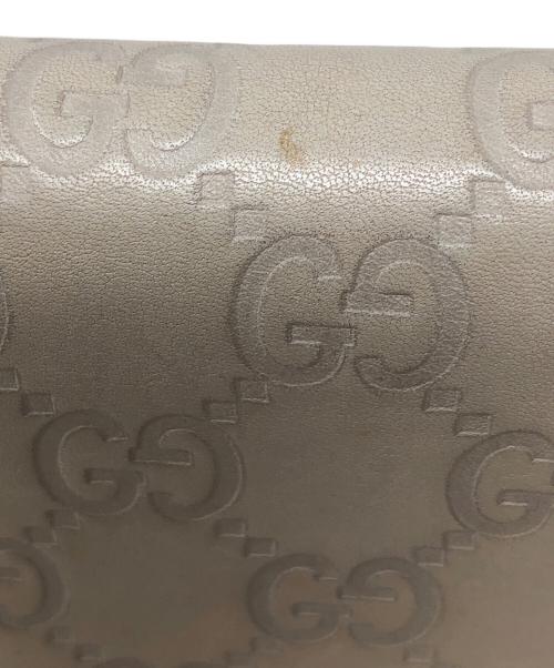 GUCCI（グッチ）GUCCI (グッチ) 長財布 シマ ラウンドファスナー サイズ:実寸サイズにてご確認下さい。の古着・服飾アイテム