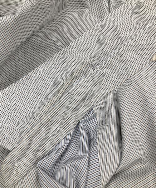 AURALEE（オーラリー）AURALEE (オーラリー) WASHED FINX TWILL STRIPE SHIRTS Wide Stripe（ウォッシュド フィンクス ツイル ストライプ シャツ ワイド ストライプ） サイズ:4の古着・服飾アイテム