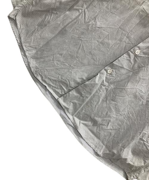 AURALEE（オーラリー）AURALEE (オーラリー) WASHED FINX TWILL STRIPE SHIRTS Wide Stripe（ウォッシュド フィンクス ツイル ストライプ シャツ ワイド ストライプ） サイズ:4の古着・服飾アイテム