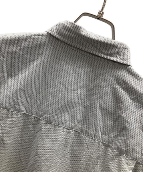 AURALEE（オーラリー）AURALEE (オーラリー) WASHED FINX TWILL STRIPE SHIRTS Wide Stripe（ウォッシュド フィンクス ツイル ストライプ シャツ ワイド ストライプ） サイズ:4の古着・服飾アイテム