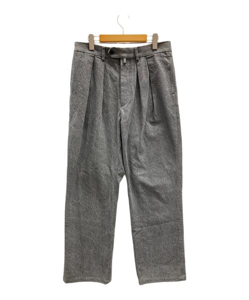 NEAT（ニート）NEAT (ニート) コーンミルズワイドテーパードデニムパンツ グレー サイズ:48の古着・服飾アイテム