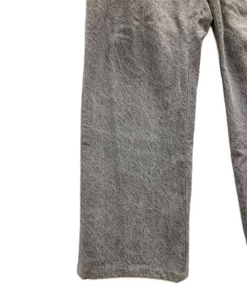 NEAT（ニート）NEAT (ニート) コーンミルズワイドテーパードデニムパンツ グレー サイズ:48の古着・服飾アイテム