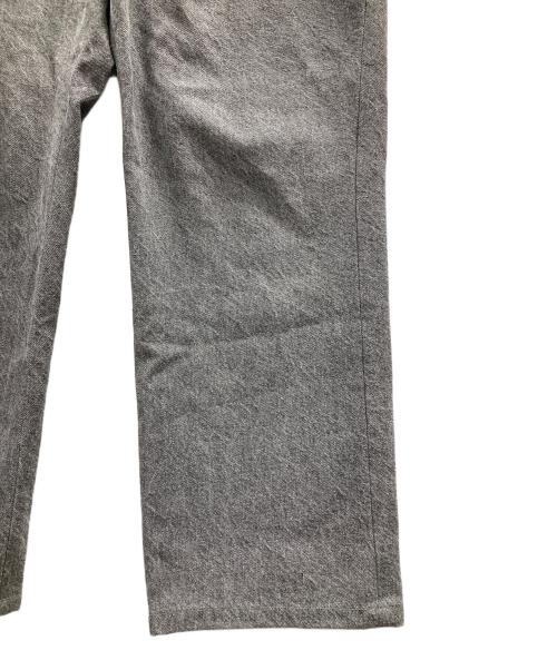 NEAT（ニート）NEAT (ニート) コーンミルズワイドテーパードデニムパンツ グレー サイズ:48の古着・服飾アイテム