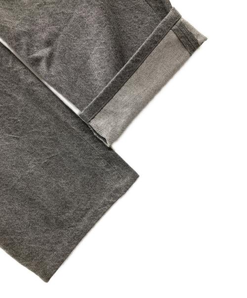 NEAT（ニート）NEAT (ニート) コーンミルズワイドテーパードデニムパンツ グレー サイズ:48の古着・服飾アイテム