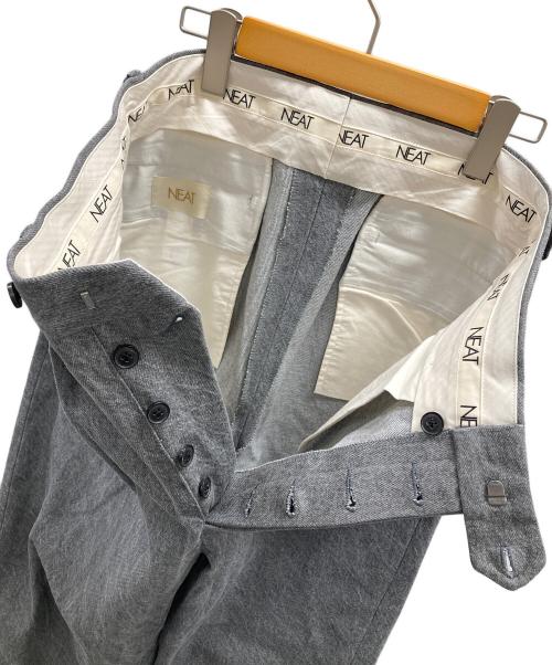 NEAT（ニート）NEAT (ニート) コーンミルズワイドテーパードデニムパンツ グレー サイズ:48の古着・服飾アイテム