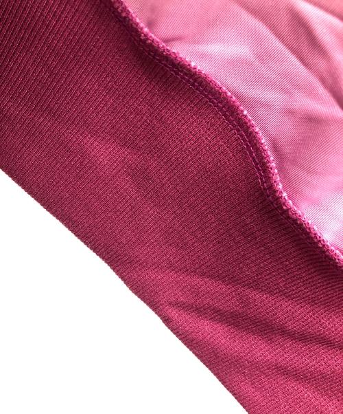 X-GIRL（エックスガール）X-GIRL (エックスガール) パーカー VELOUR ZIP UP HOODIE（ベロア ジップアップ フーディー） パープル サイズ:Mの古着・服飾アイテム