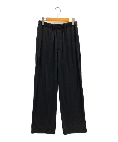 WRAPINKNOT（ラッピンノット）WRAPINKNOT (ラッピンノット) ノータックイージーワイドパンツ ブラック サイズ:2の古着・服飾アイテム