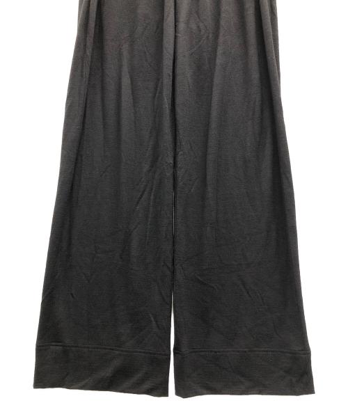 WRAPINKNOT（ラッピンノット）WRAPINKNOT (ラッピンノット) ノータックイージーワイドパンツ ブラック サイズ:2の古着・服飾アイテム