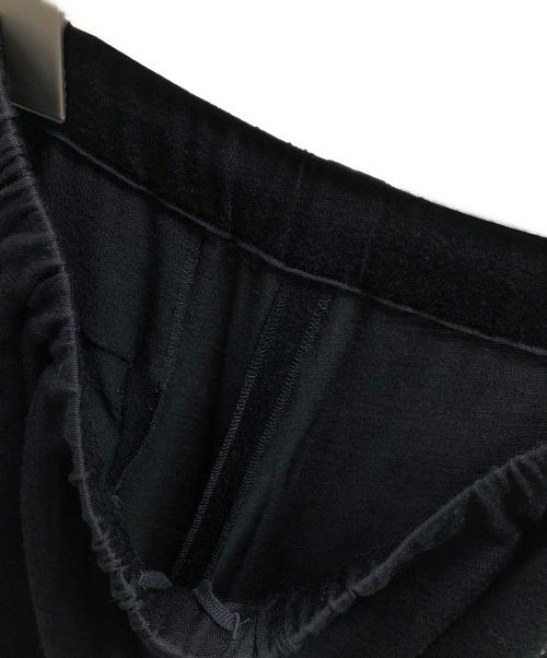 WRAPINKNOT（ラッピンノット）WRAPINKNOT (ラッピンノット) ノータックイージーワイドパンツ ブラック サイズ:2の古着・服飾アイテム