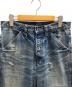 ISAMU KATAYAMA BACKLASH (イサムカタヤマ・バックラッシュ) ダメージデニムパンツ COTTON（コットン）100%シルケット13.5oz（オンス）デニム ブルー サイズ:XS：9000円