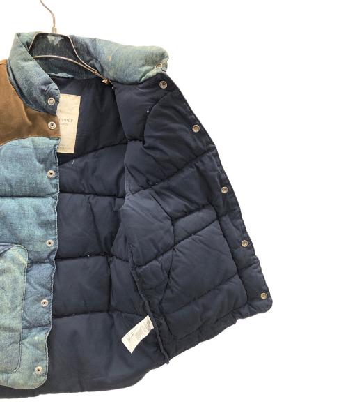 Denim & Supply（デニム＆サプライ）Denim & Supply (デニム＆サプライ) RALPH LAUREN (ラルフローレン) 中綿ベスト ブルー サイズ:XSの古着・服飾アイテム