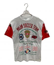 LOTTO（ロット）の古着「半袖Tシャツ 90s ACミラン 記念Tシャツ」｜グレー