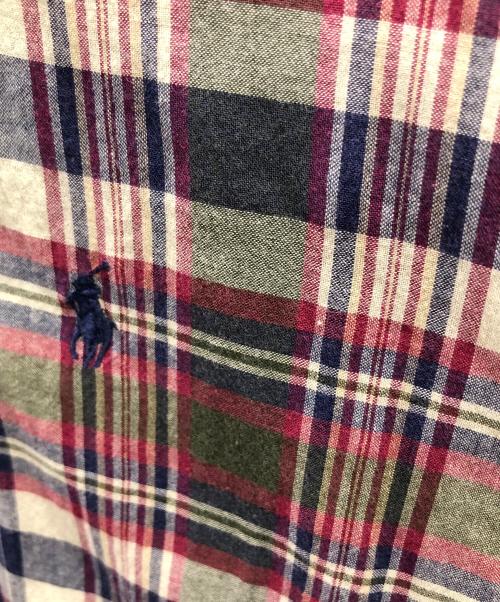 POLO RALPH LAUREN（ポロ・ラルフローレン）POLO RALPH LAUREN (ポロ・ラルフローレン) 長袖ボタンダウンシャツ マルチカラー サイズ:Mの古着・服飾アイテム